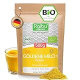 Goldene Milch Pulver BIO - 500g Golden Milk mit Kurkuma - Ashwagandha