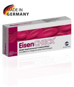 Eisenmangel: Eisencheck zu Hause Selbsttest