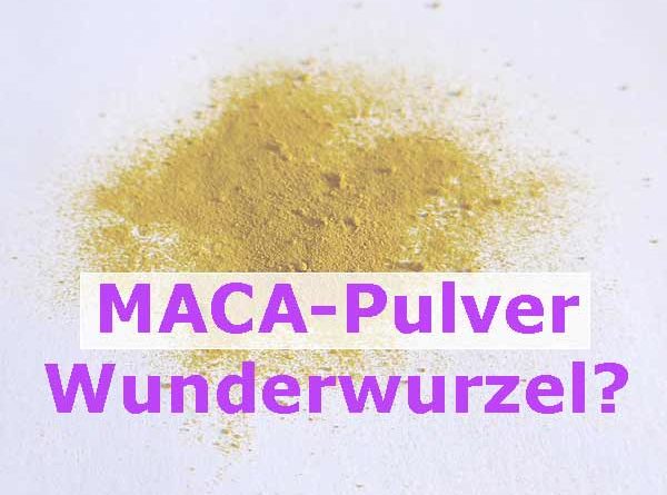 Maca Wirkung Macawurzel Pulver rot gelb schwarz